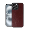 İphone 16 Pro Max Kılıf Aras Deri Kapak - Bordo
