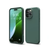 İphone 16 Pro Max Kılıf First Silikon - Koyu Yeşil