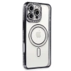 İphone 16 Pro Max Kılıf Joke Simli Magneticsafe Kılıf - Gri
