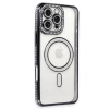 İphone 16 Pro Max Kılıf Joke Simli Magneticsafe Kılıf - Gri