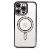 İphone 16 Pro Max Kılıf Joke Simli Magneticsafe Kılıf - Gri