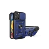 İphone 16 Pro Max Kılıf Pars Lens Yüzüklü Silikon - Lacivert