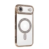 İphone 17 Air Joke Simli Magneticsafe Kılıf - Gold
