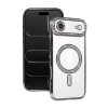 İphone 17 Air Joke Simli Magneticsafe Kılıf - Gümüş