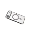 İphone 17 Air Joke Simli Magneticsafe Kılıf - Gümüş