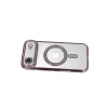 İphone 17 Air Joke Simli Magneticsafe Kılıf - Pembe
