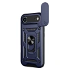İphone 17 Air Pars Lens Yüzüklü Silikon - Lacivert
