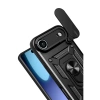 İphone 17 Air Pars Lens Yüzüklü Silikon - Siyah