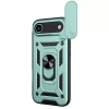İphone 17 Air Pars Lens Yüzüklü Silikon - Yeşil