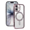 İphone 17 Joke Simli Magneticsafe Kılıf - Pembe