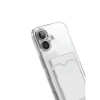 İphone 17 Kart Şeffaf Silikon - Şeffaf