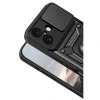 İphone 17 Pars Lens Yüzüklü Silikon - Siyah