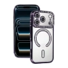 İphone 17 Pro Joke Simli Magneticsafe Kılıf - Derin Mor