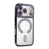 İphone 17 Pro Joke Simli Magneticsafe Kılıf - Derin Mor