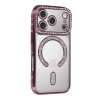 İphone 17 Pro Joke Simli Magneticsafe Kılıf - Pembe