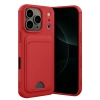 İphone 17 Pro Kelvin Kartvizitli Silikon - Kırmızı