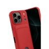İphone 17 Pro Kelvin Kartvizitli Silikon - Kırmızı