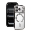 İphone 17 Pro Max Joke Simli Magneticsafe Kılıf - Gümüş