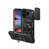 İphone 17 Pro Max Pars Lens Yüzüklü Silikon - Siyah