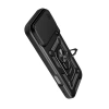 İphone 17 Pro Max Pars Lens Yüzüklü Silikon - Siyah