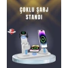 iPhone AirPods ve Akıllı Saat Uyumlu Çoklu Şarj Cihazı