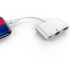 İPhone/İPad 3İN1 Ethernet RJ45 Ve Usb Kamera Adaptörü NK107-(5775)