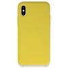 İphone Xs Max Kılıf Lansman Legant Silikon - Sarı