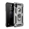 İphone Xs Max Kılıf Sofya Yüzüklü Silikon Kapak - Gümüş