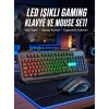 Işıklı Oyuncu Q Klavye Mouse Seti Siyah Gaming Oyuncu Klavye Yeni Nesil
