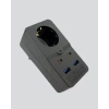 Isıya Dayanıklı PC Gövdeli Akım Korumalı Priz 4 USB Yeni Nesil
