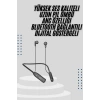 Kablolu Kulak İçi Bluetooth Kulaklık 60 Saat ANC Özellikli Boyun Bantlı