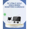 Kablosuz Bebek Monitörü 720P Görüntü ve Geniş Ekran