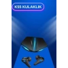 Kablosuz Bluetooth Bağlantılı Kulaklık ve Dokunmatik Ekran Akıllı Saat Arama Cevaplama