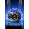Kablosuz Bluetooth Bağlantılı Kulaklık ve Dokunmatik Ekran Akıllı Saat Arama Cevaplama