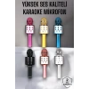 Kablosuz Bluetooth Karaoke Mikrofon USB ve AUX Girişli Yüksek Ses Kalitesi