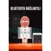 Kablosuz Bluetooth Karaoke Mikrofon USB ve AUX Girişli Yüksek Ses Kalitesi
