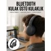 Kablosuz Bluetooth Kulaklık Kulak Üstü Ayarlanabilir Uzun Ömürlü Yeni Nesil