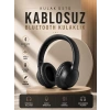 Kablosuz Bluetooth Kulaklık Kulak Üstü Mikrofonlu 5.0 Bluetooth ANC Özelliği