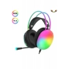 Kablosuz Bluetooth Kulaklık RGB Işıklı Kulak Üstü 5.3 Bluetooth Bağlantılı