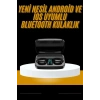 Kablosuz Dijital Göstergeli Çağrı Cevaplayabilen TWS 5.0 Bluetooth Kulaklık