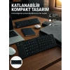 Kablosuz Katlanabilir Bluetooth Klavye Telefon Tablet Bilgisayar Uyumlu