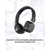 Kablosuz RGB Işıklı Katlanabilir Bluetooth Kulak Üstü Kulaklık