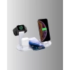 Kablosuz Şarj İstasyonu 4’ü 1 Arada iPhone Watch ve AirPods Uyumlu