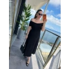 Kadın Madonna Yaka Midi Boy Modal Elbise