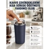 Kahve ve Baharat Öğütücü Kolay Temizlenebilir Paslanmaz Çelik Taşınabilir