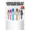 Karaoke Mikrofon Bluetooth Bağlantılı Aux Girişli Uzun Pil Ömrü Yüksek Ses Kaliteli