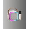 Karaoke Mikrofon Hoparlör Seti Bluetooth Kablosuz Taşınabilir