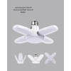 Katlanabilir 4 Kollu LED Ampül 60 Watt 6000 Lumen Beyaz Işık