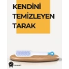 Kendi Kendini Temizleyen Saç Tarağı – Anti-Statik Silikon Uçlu ABS Malzeme 22x4 cm