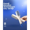 Kendini Temizleyen Tarak-Tüm Saç Tiplerine Uygun Kullanım